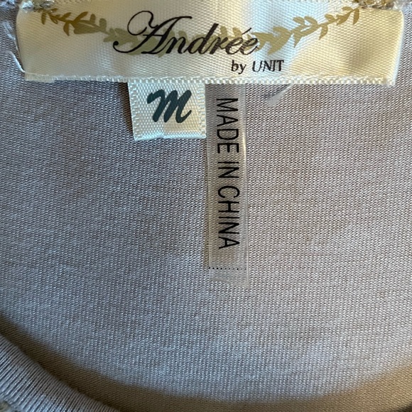 Ombre Racerback mini dress / tunic by Andrew by Unit - Picture 5 of 6